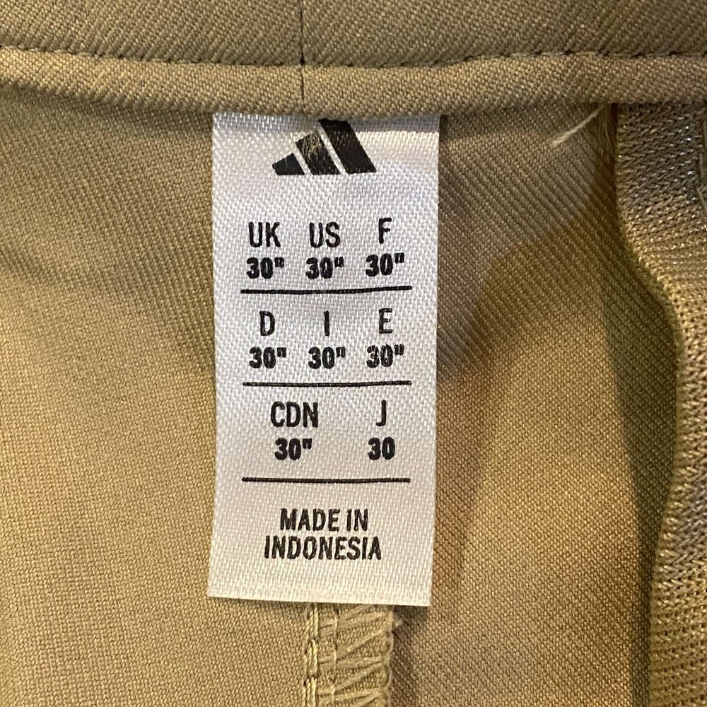 Adidas‎ Golf Shorts Performance Men's Chino Beige Inseam 9" New NWT Size 30 - Picture 6 of 9